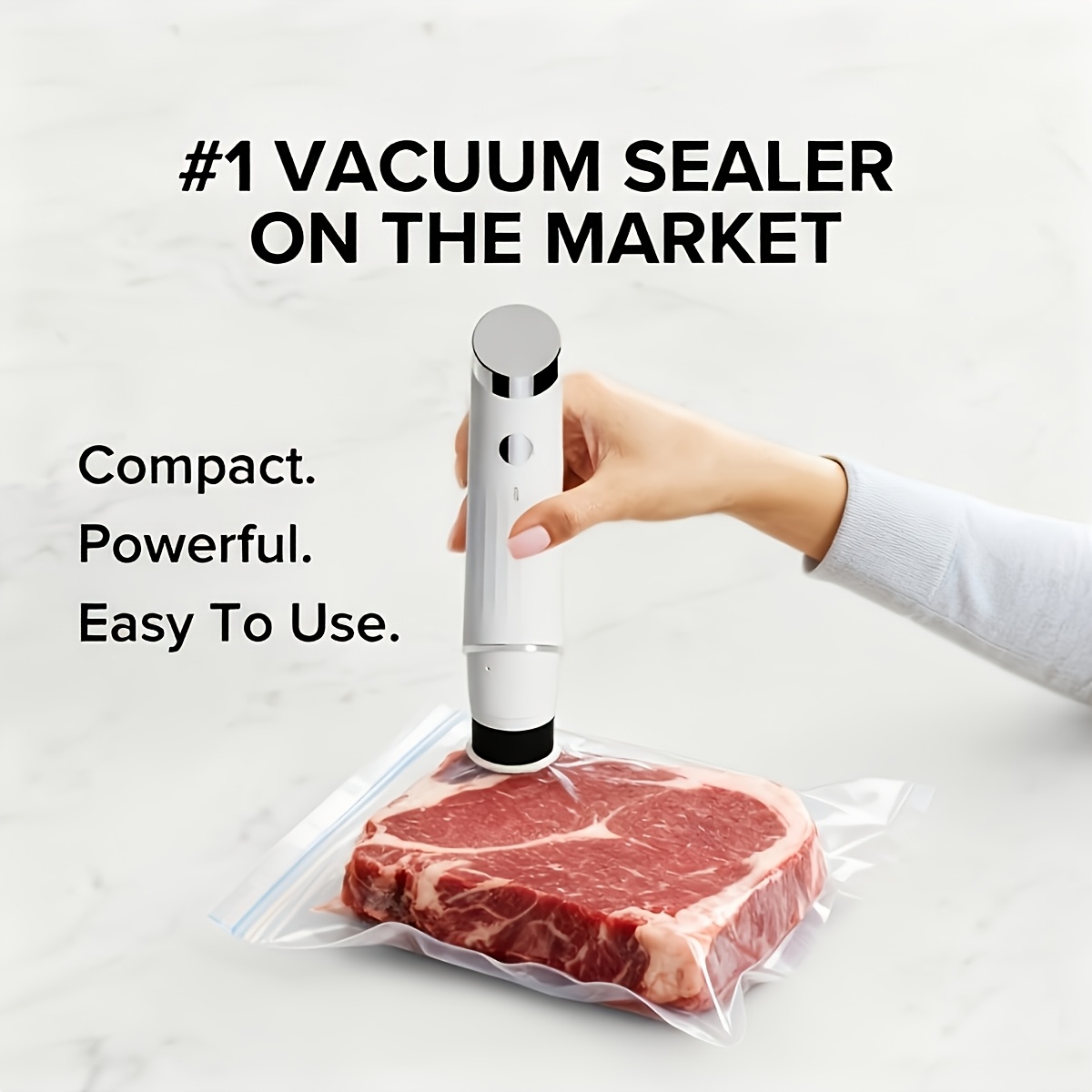 Handheld Rechargeable Food Vac - Meal Prep Kit 评论和价格