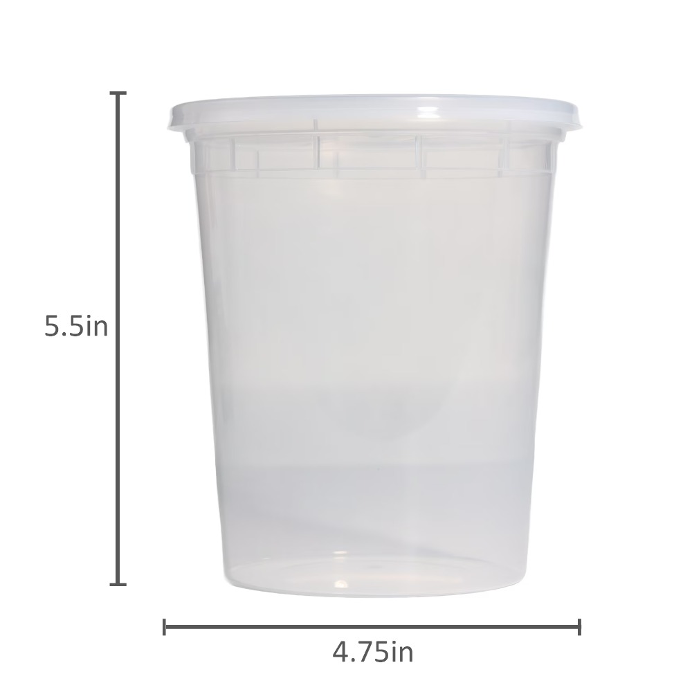 Set of 40 Plastic Deli Contain - Meal Prep Kit 评论和价格