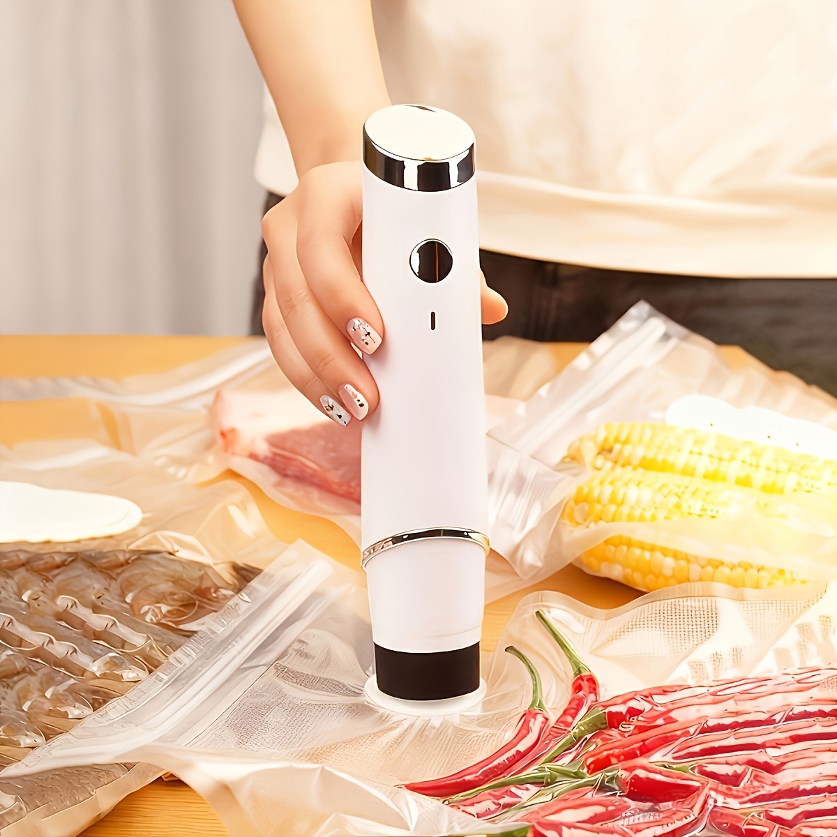 Handheld Rechargeable Food Vac - Meal Prep Kit 评论和价格