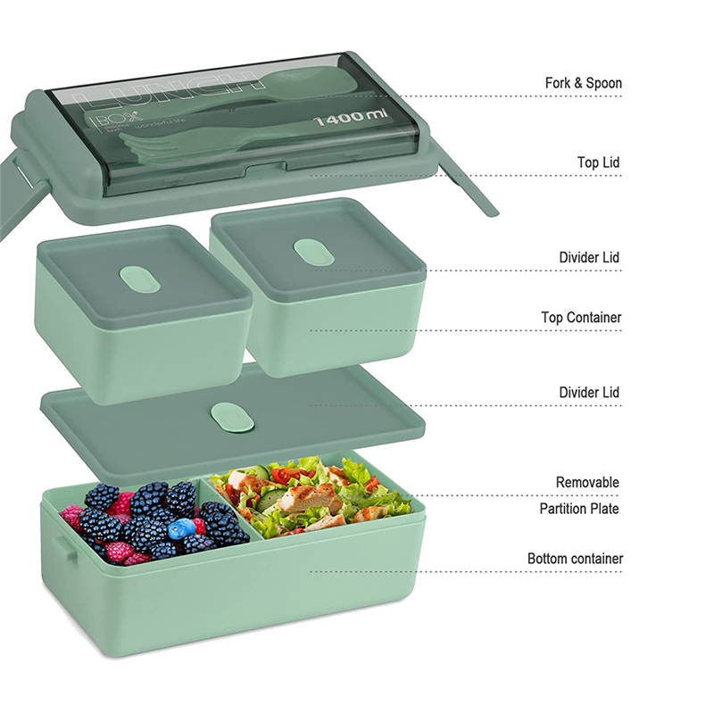 SYW-Bento Box Kit, 47.35OZ Ben - Meal Prep Kit 评论和价格