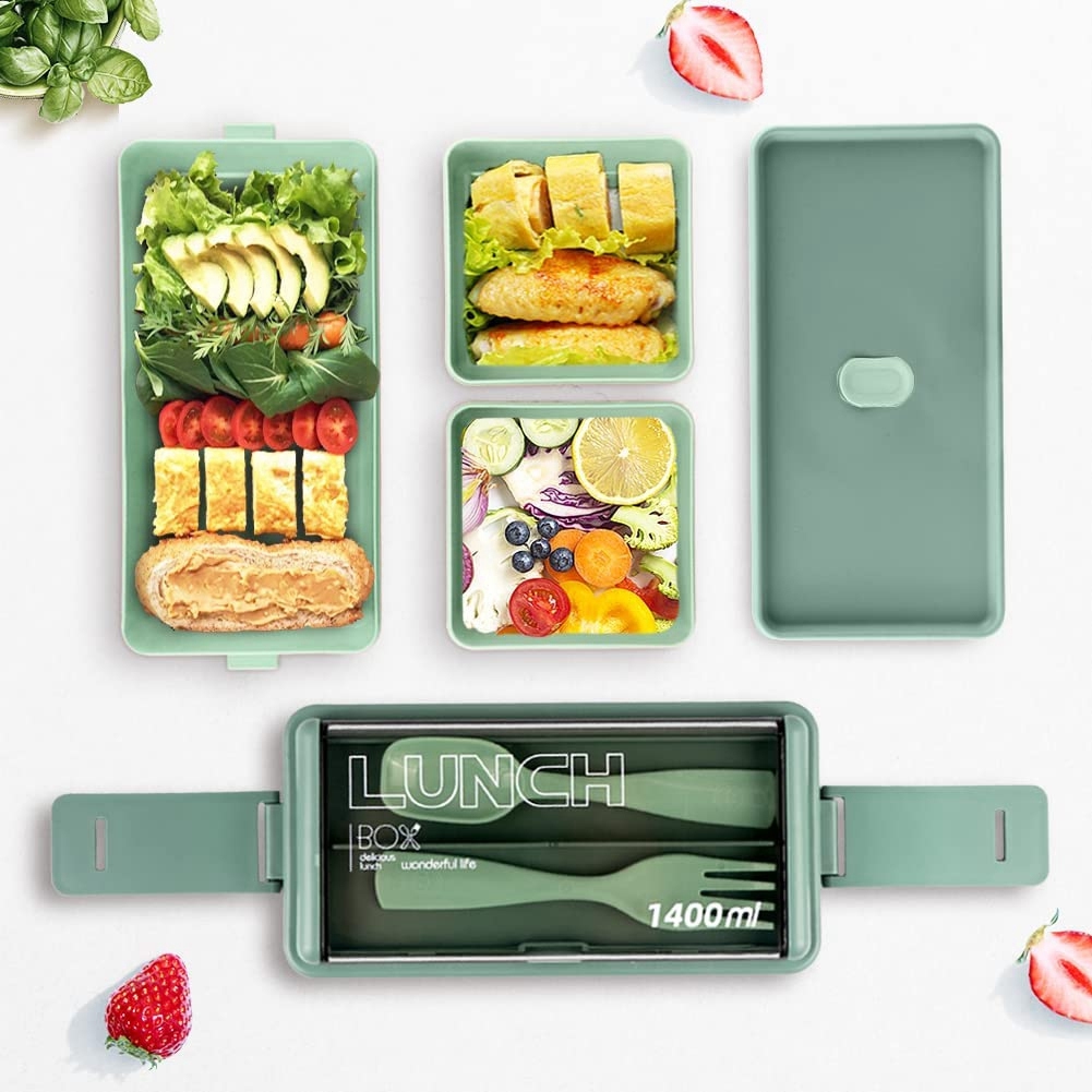 ABFW Bento Box Kit, 47.35OZ Be - Meal Prep Kit 评论和价格