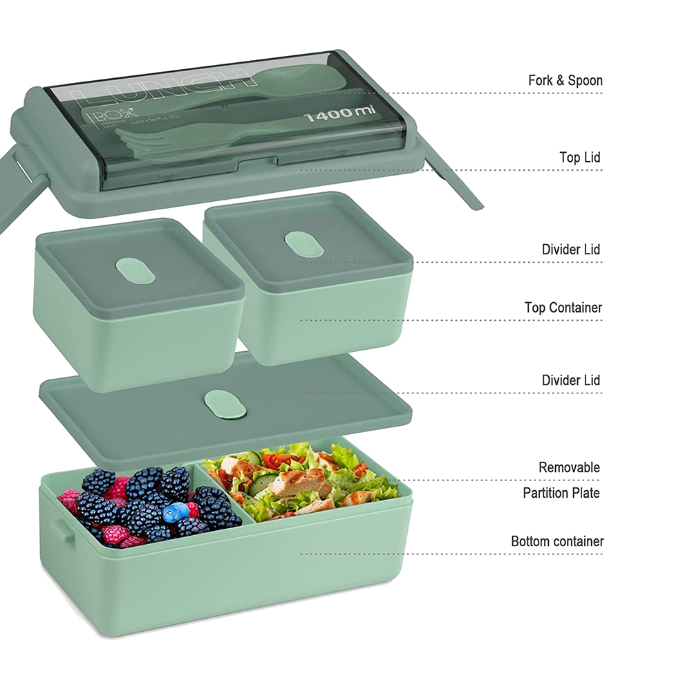 ABFW Bento Box Kit, 47.35OZ Be - Meal Prep Kit 评论和价格