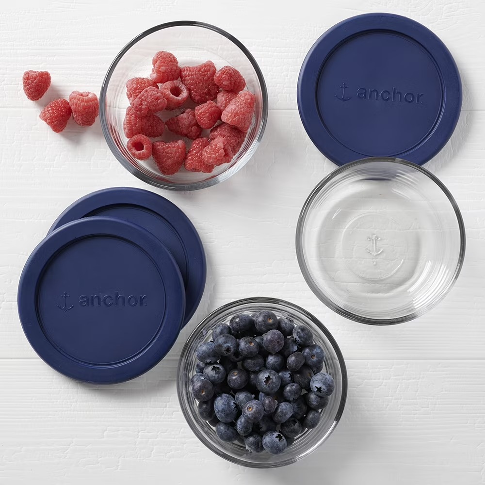 3 Pack 2 Cup Round Tempered Gl - Meal Prep Kit 评论和价格
